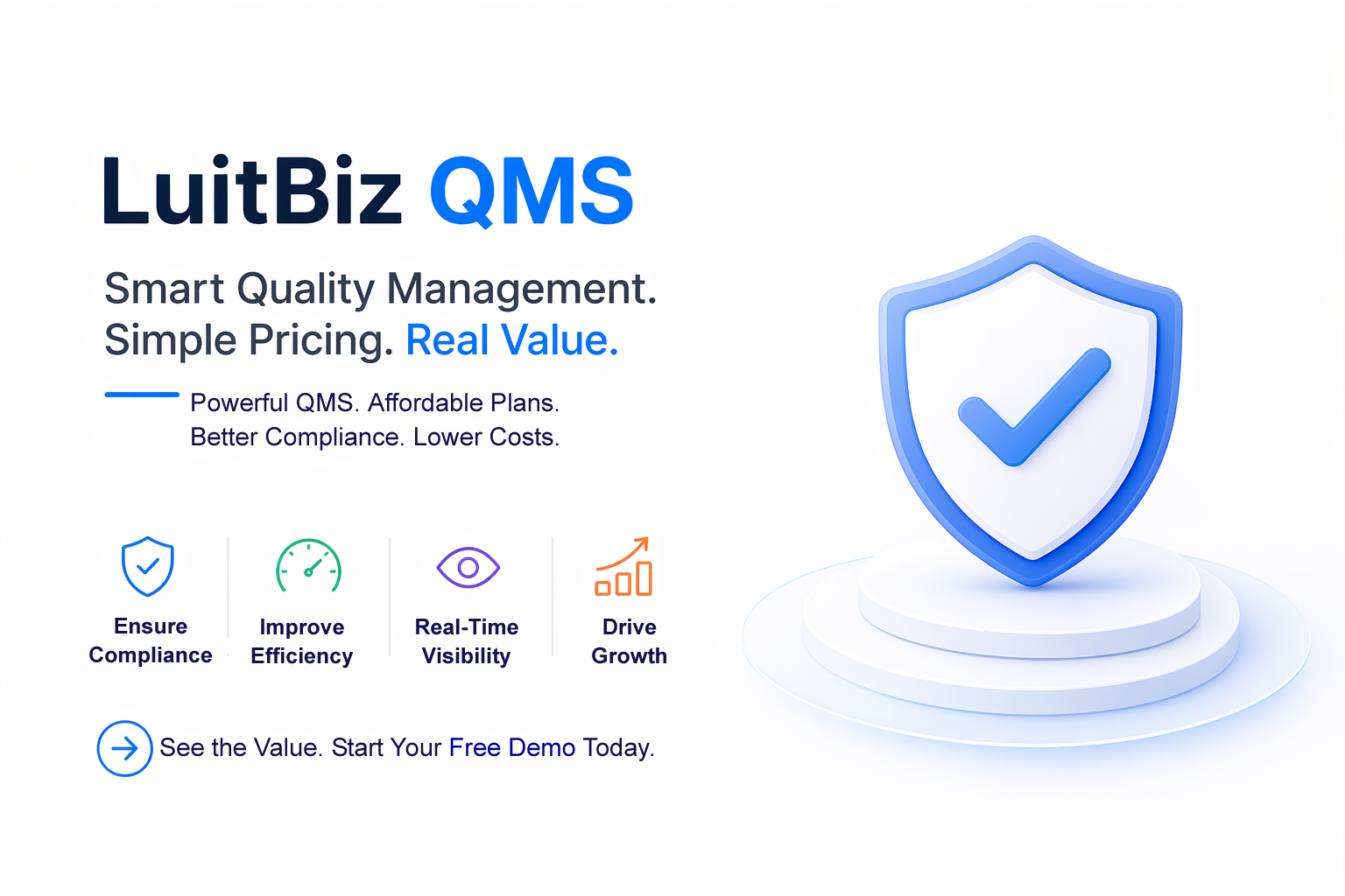 LuitBiz QMS Pricing